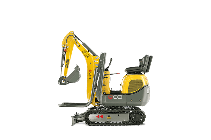 Wacker Neuson 803 bei der Arbeit